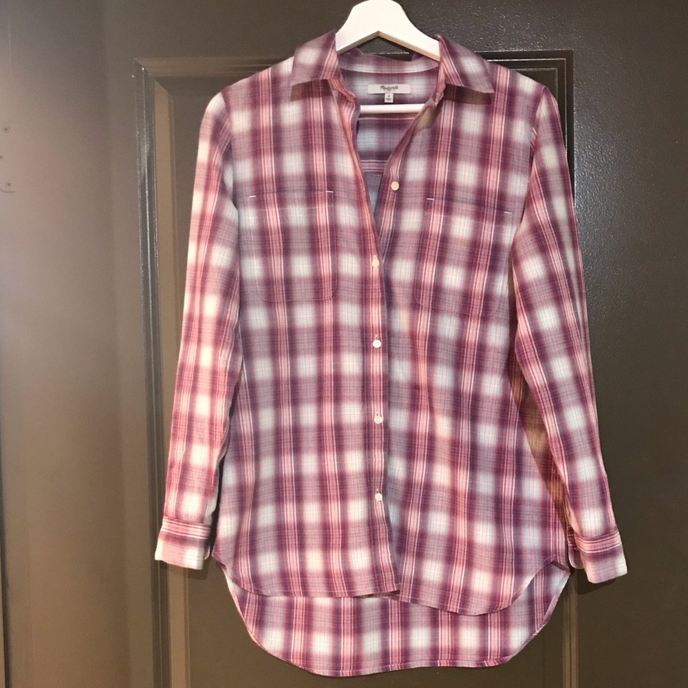 Madewell Plaid Button Down